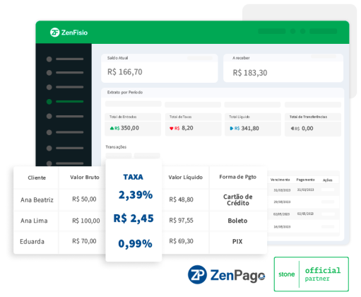 Recurso-ZenFisio-ZenPago-Gestao-e-emissao-de-cobrancas-com-link-de-pagamento-Parceiro-oficial-Stone